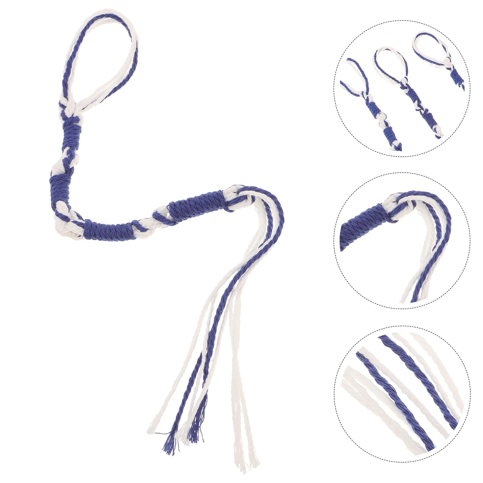 

8pcs Tallit Tzitzit Tassels Blue White Handwoven Ashkenazi Knots Prayer Shawl Fringe For Jewish Religious Garments Tallit Repair