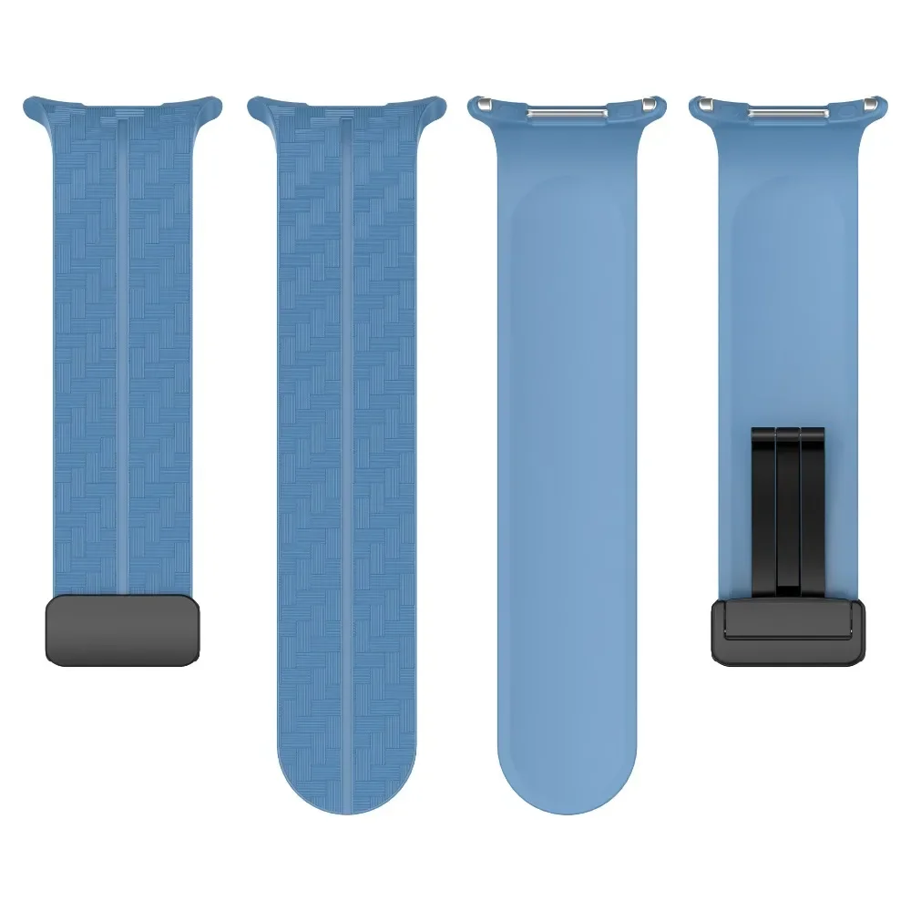 Magnetic Folding Clasp Silicone Sport Strap for Samsung Galaxy Watch Ultra 47mm Strap for Watch Ultra Replacement Bracelet Strap