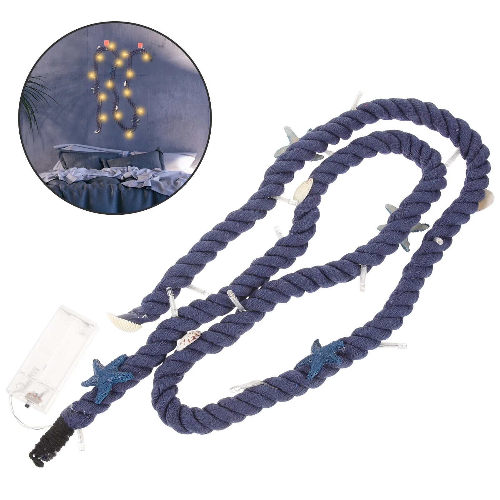 قذيفة القطن حبل LED سلسلة ضوء الزخرفية شنقا مصباح لغرفة النوم غرفة المعيشة شرفة مهرجان ليلة الديكور