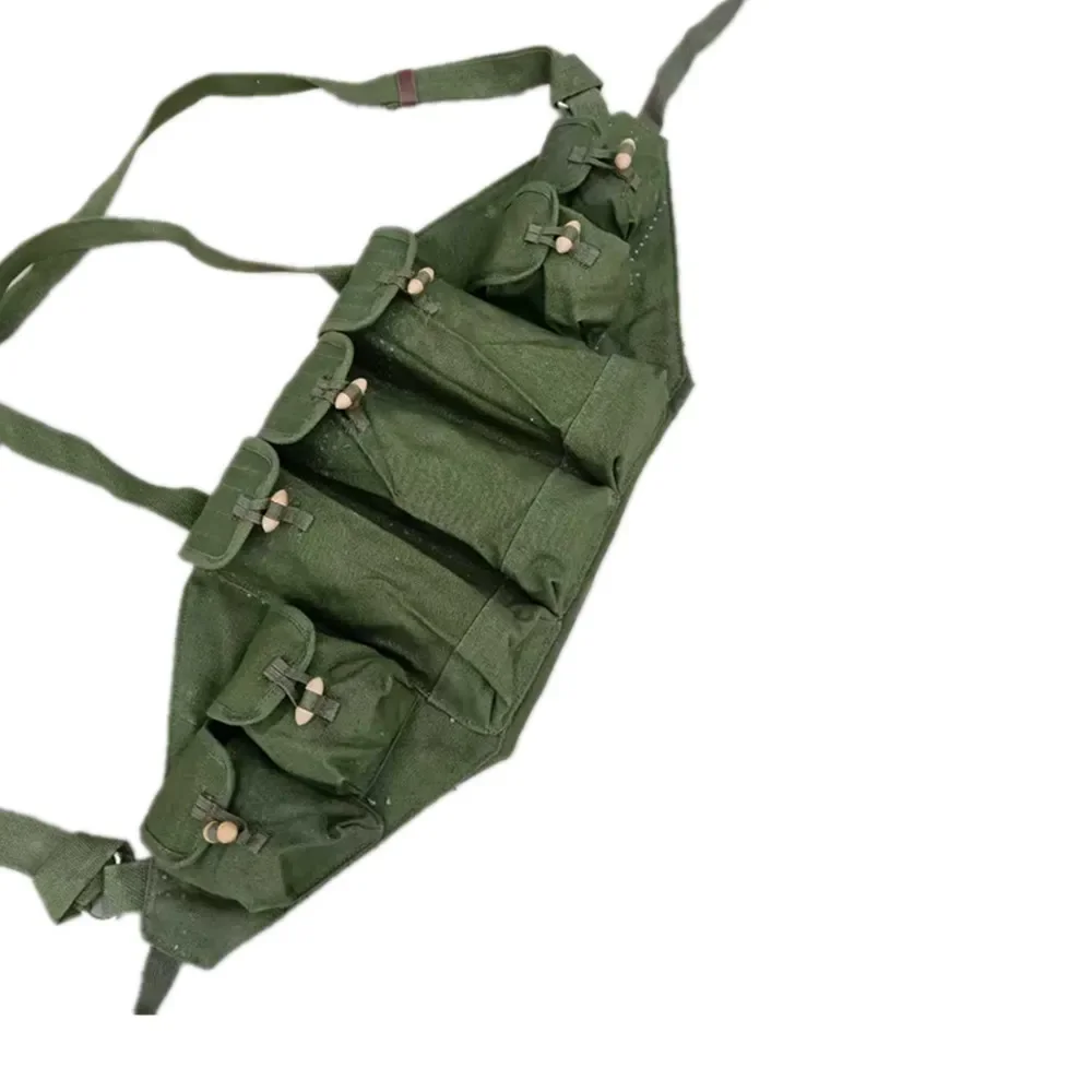 WW2 Soldier Equip Type 56 Canvas Pouch Men's Chinese Magazine Bag New Molle Outdoor Gear Storage Pack Tactical Equipment