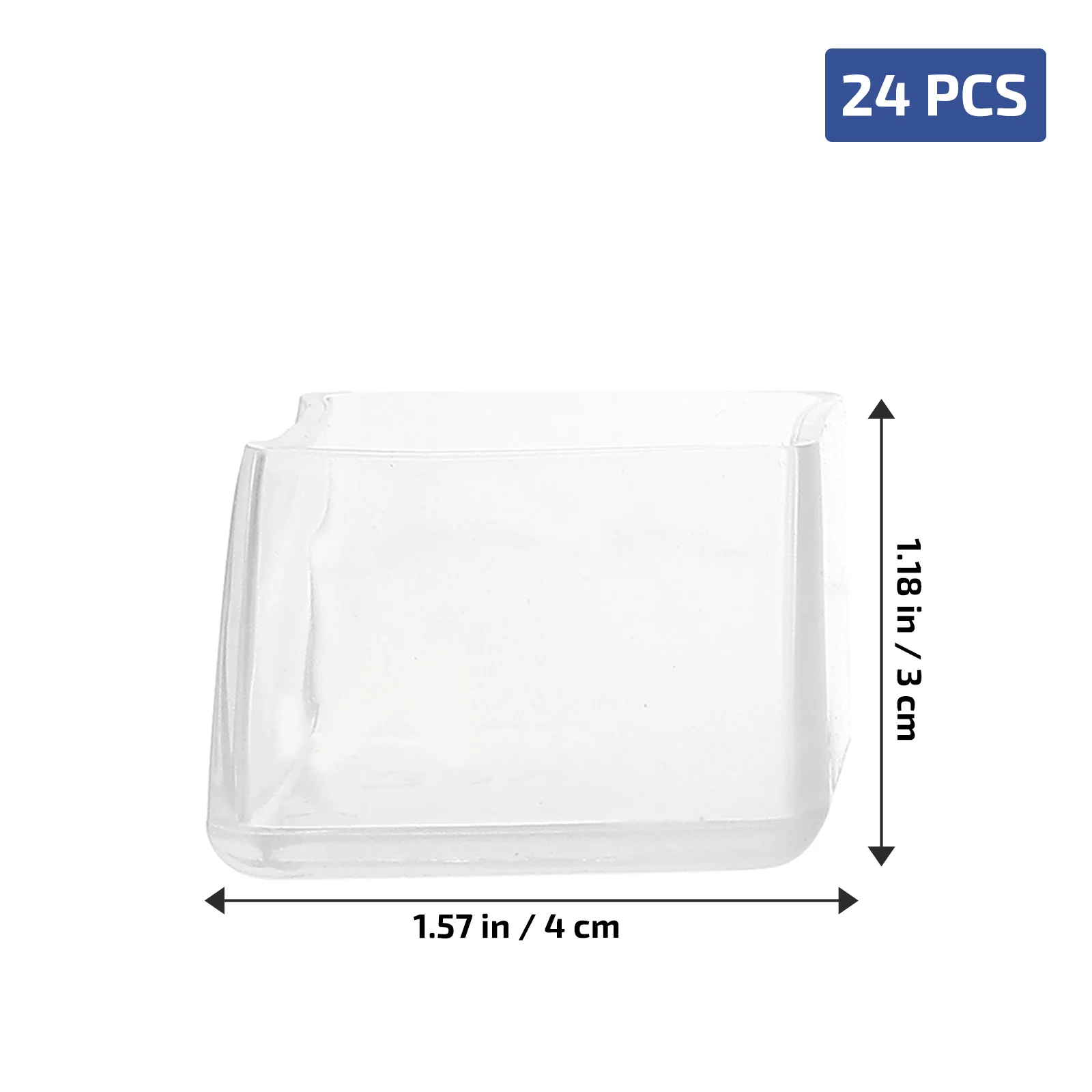 24 قطعة أقدام أثاث يغطي نونسليب أرجل كرسي منصات مواد عالية الجودة بسيطة تثبيت حماية غطاء أقدام الأثاث