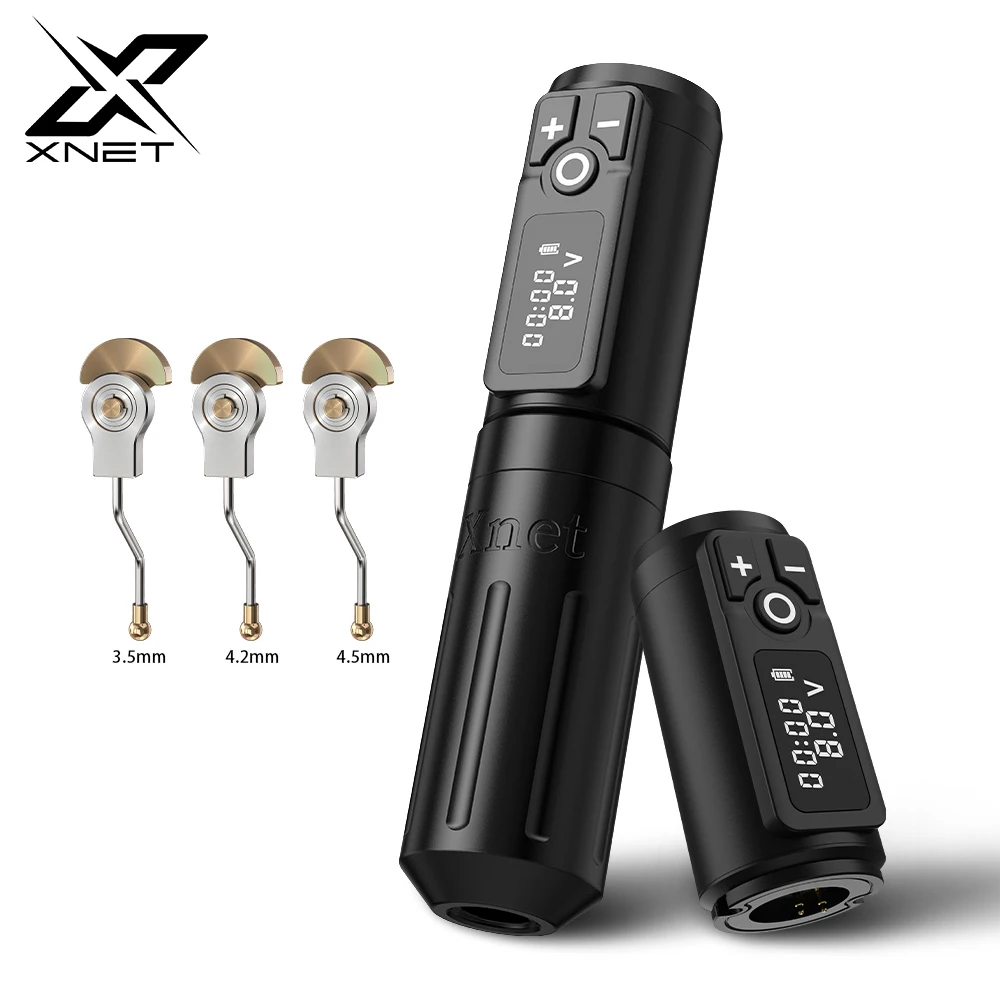 

XNET Plus Wireless Tattoo Machine Pen Powerful Coreless Motor 2000mah Battery Pack Portable Professional Tattoo Equipment