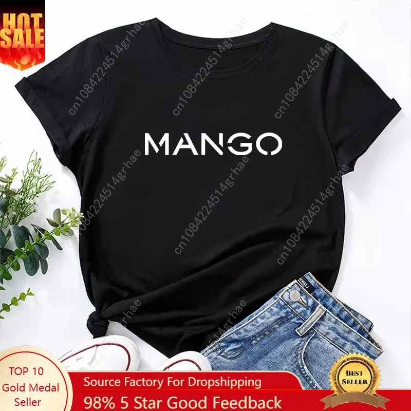 

2025 New Trend Woman Cotton T-shirt Spring Summer Daily Casual Fashion O-neck Short Sleeve Top Female Home Outdoor Comfort Tees