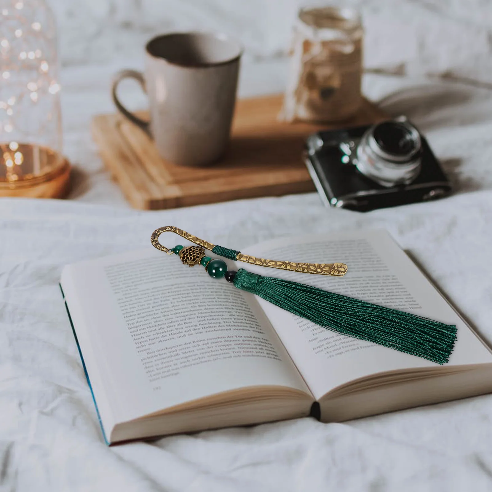 

Retro Bookmark Tassel Vintage Marks Markers for Reading Cool Unique Bookmarks Traditional Bookmarker Handmade Cute Women