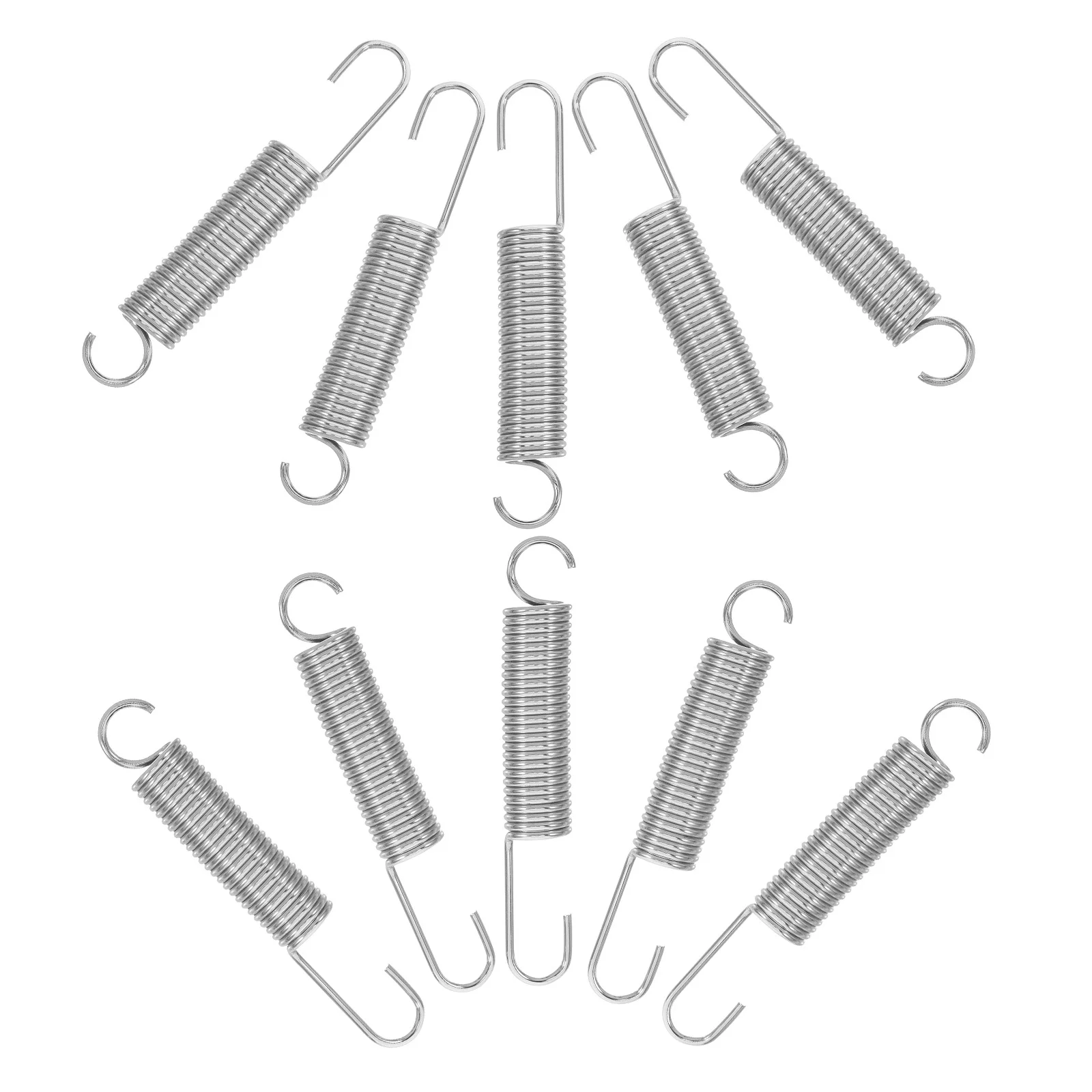 

10pcs Pruning Shear Spring Replacement Dual Hook Stainless Steel For Garden Tools Trimmer Spreader Springs Gardening Accessories