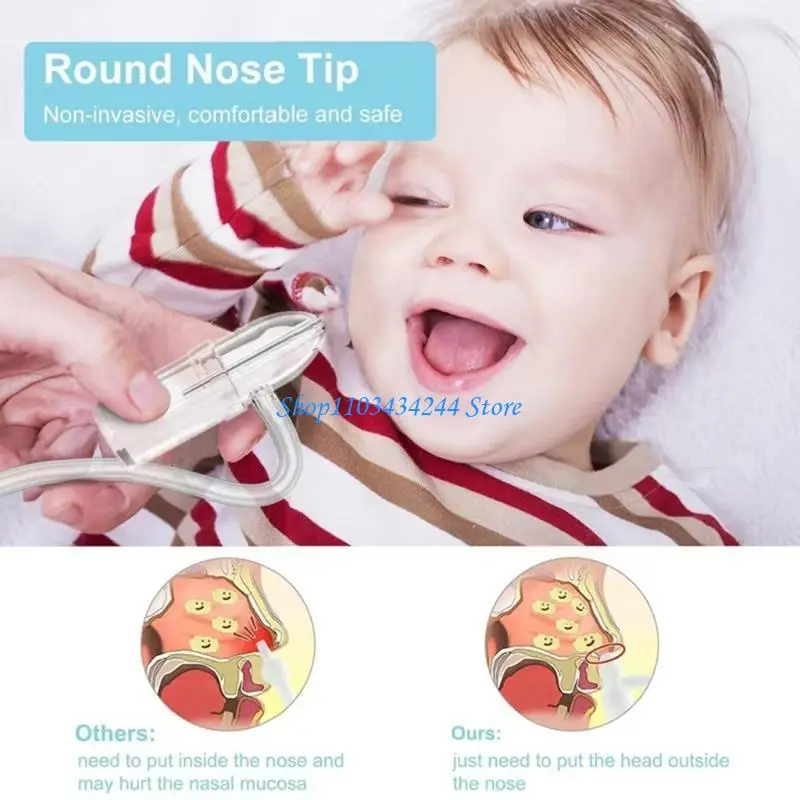 

Handpulled Baby Nasal Aspirator Handheld Nose Cleaner Suction Device for Infants Toddler Nasal Obstruction Relief