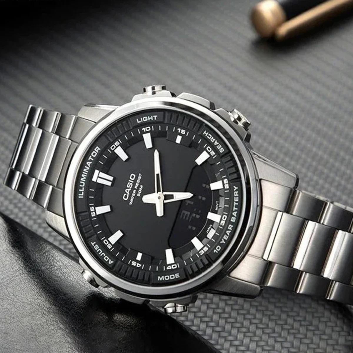 Casio AMW‑880D | Stainless Ste - đánh giá và giá Casio Watches Smartwatch