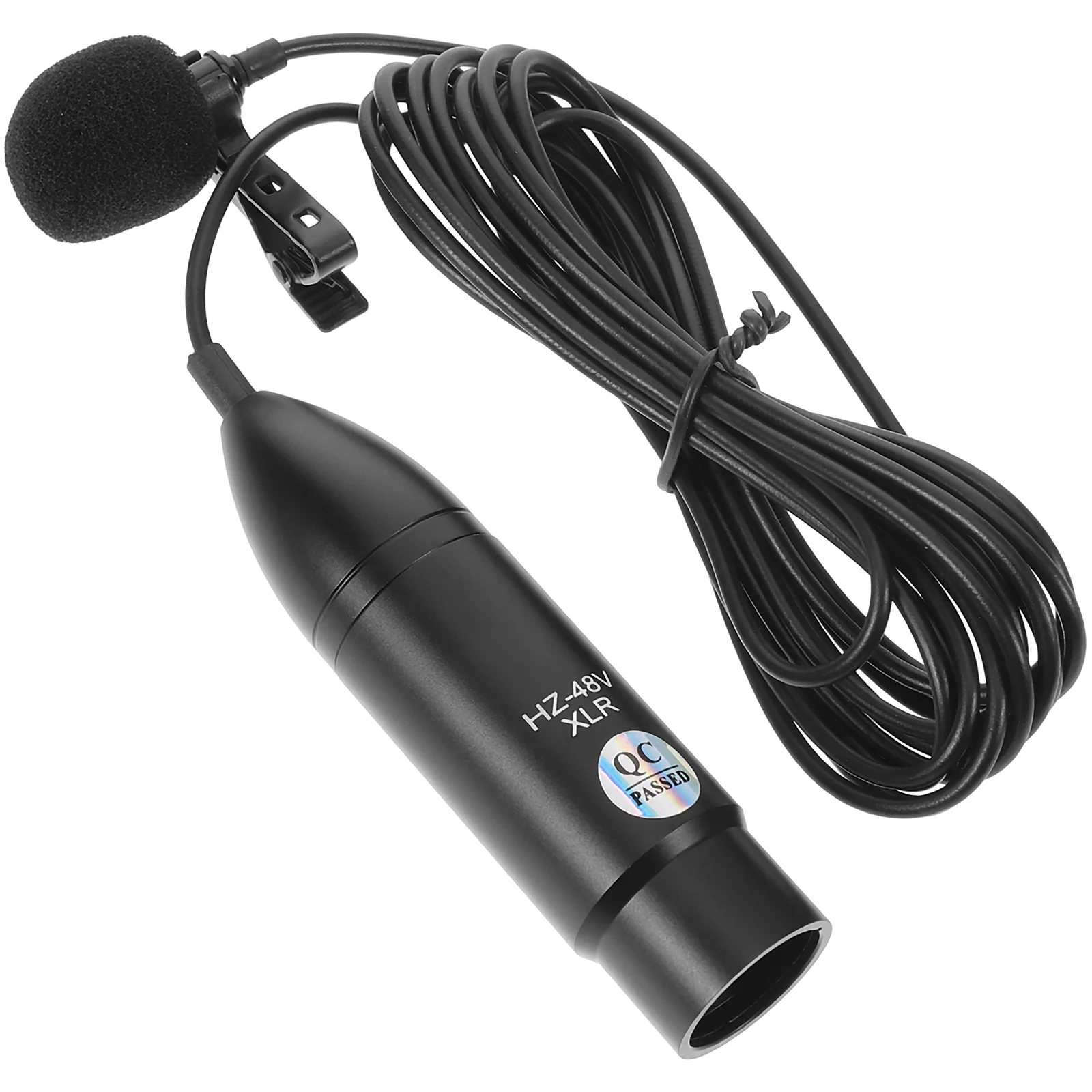 

Condenser Lavalier Microphone Wearable Collar Clip Camera Audio Equipment Accessories Portable Metal Reusable