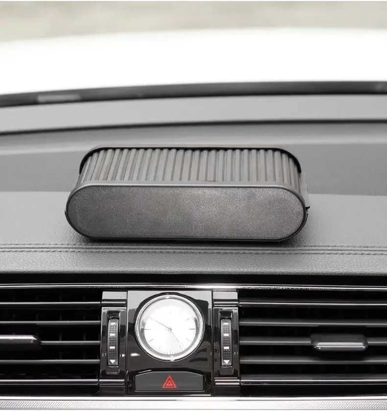Car Center Console Storage Box, Universal Dashboard Organizer with Lid, Telescopic Coin Glasses Holde Auto Interior Storage view 2