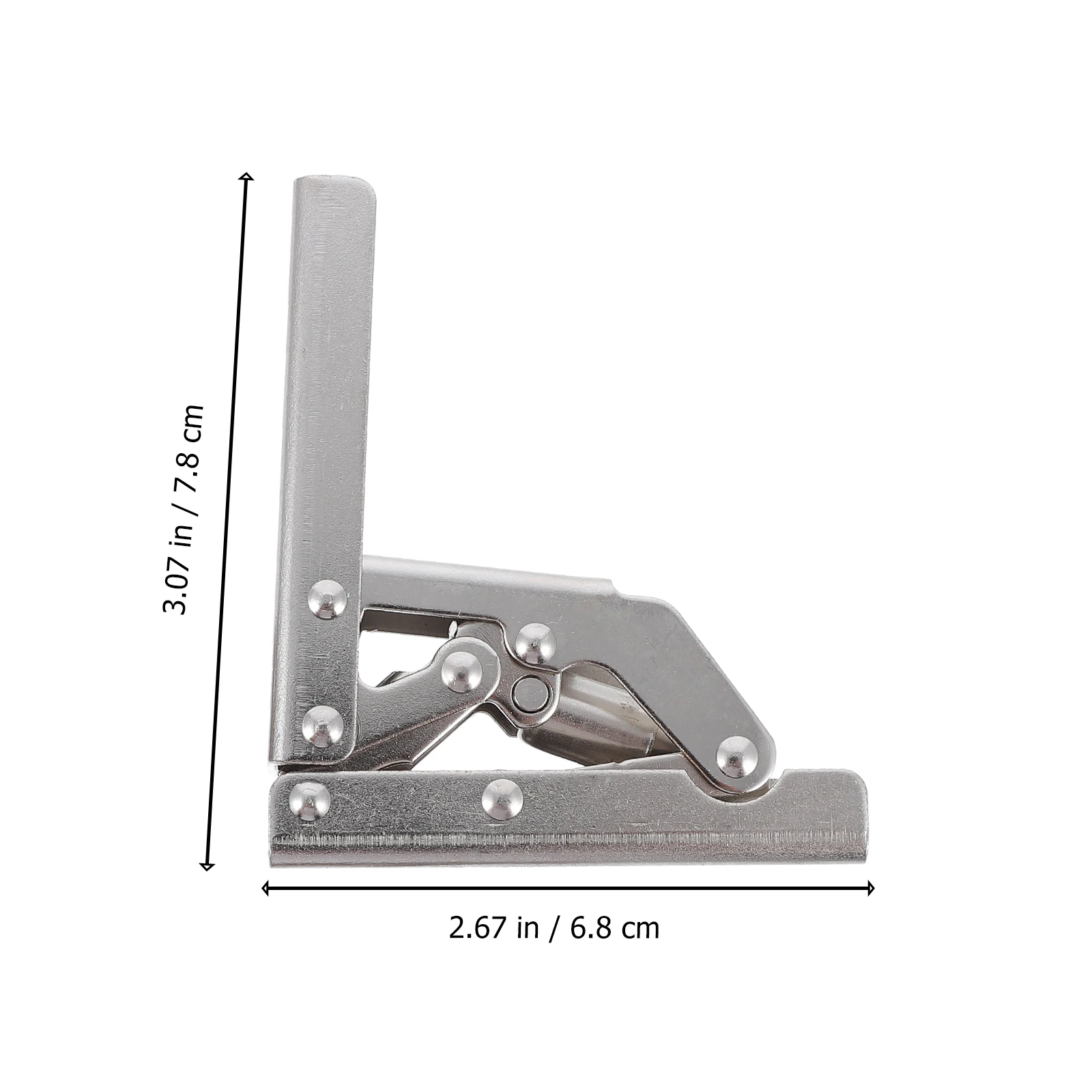 

4pcs Folding Hinges Door Hinge Steel Smooth Cabinet Doors Home Window Drawer Hinges Sturdy Hardware
