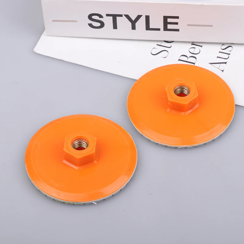 1 個 80 ミリメートル 3 インチ研磨パッドウェットドライバフディスク研磨サンディング大理石花崗岩コンクリート研削カウンタートップ石