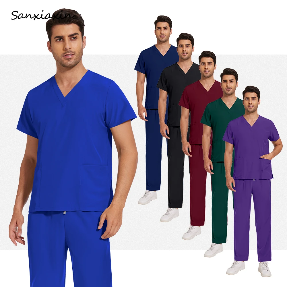 conjunto-de-uniformes-medicos-para-clinicas-dentarias-acessorios-para-enfermeiros-roupas-de-trabalho-para-veterinarios-conjuntos-de-camisetas-e-calcas-para-cirurgia