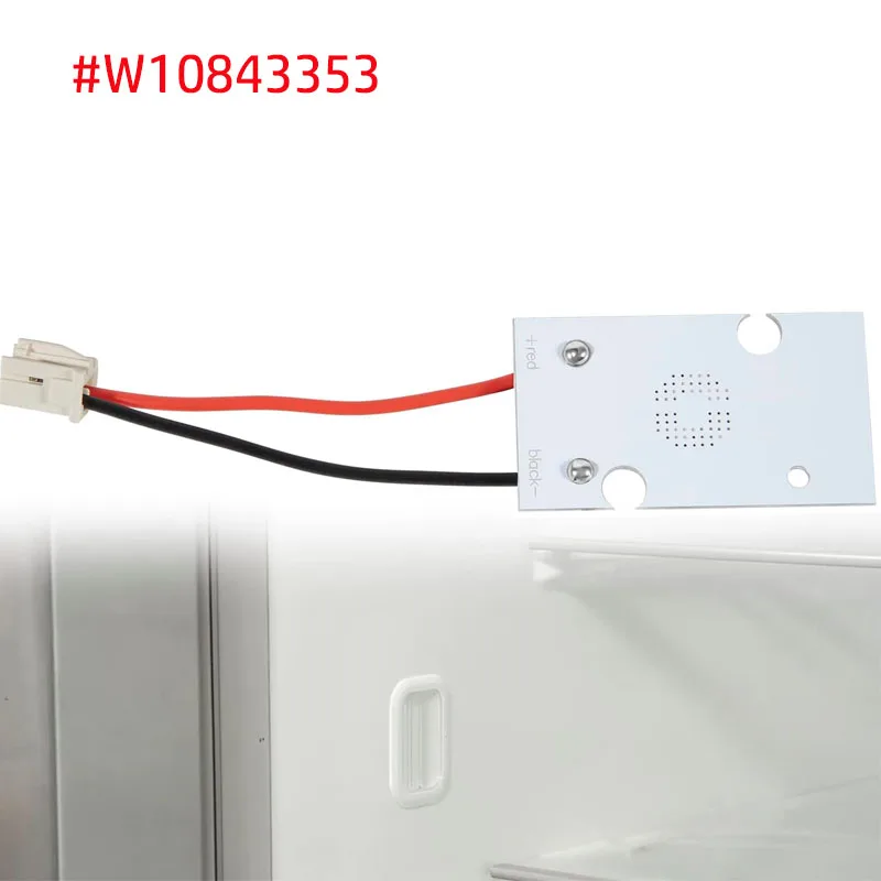 Substituição do módulo LED Freezer Light Board, W10843353, W11205083, W10695459, Geladeira, Whirlpool, Whirlpool, Mais