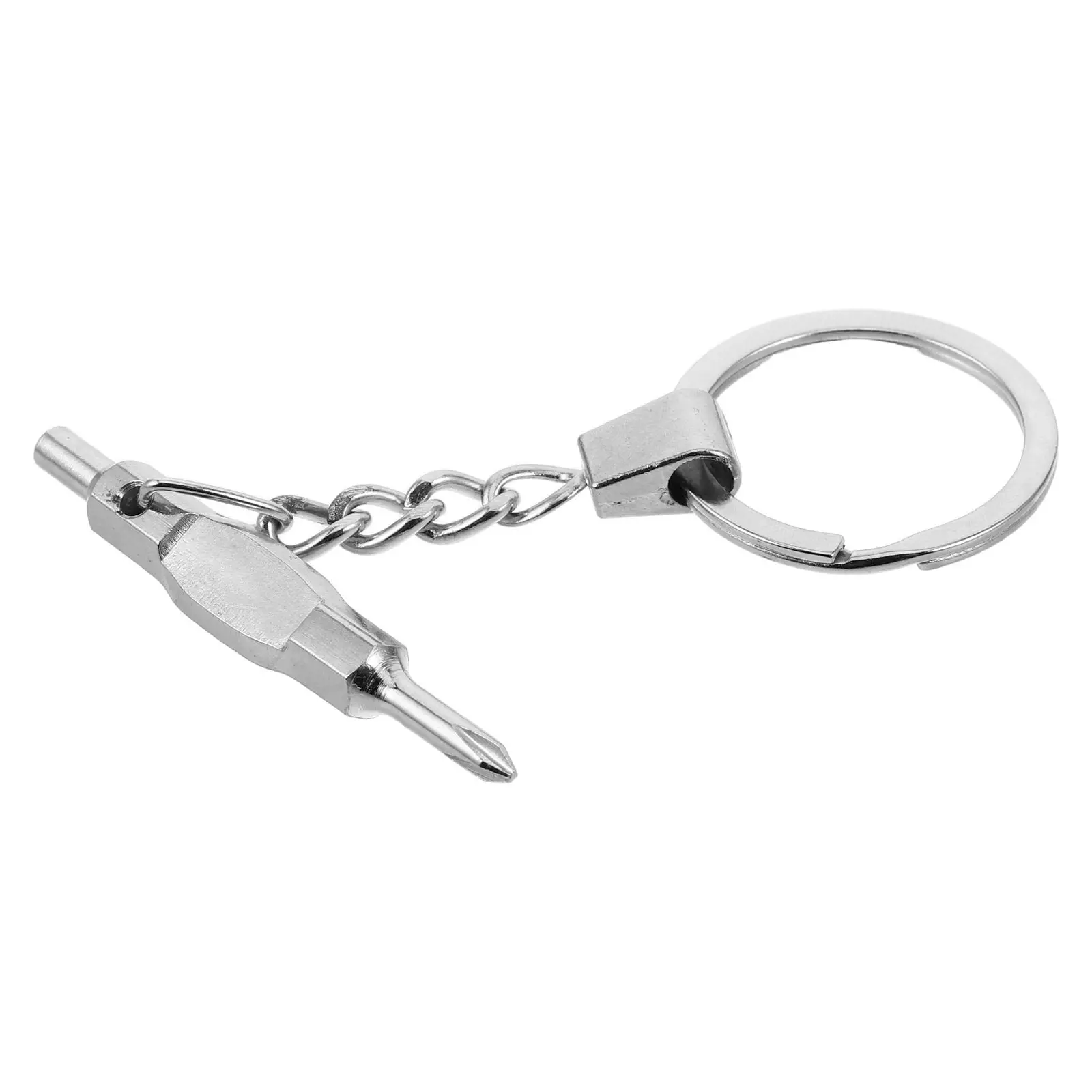 Set di Cacciaviti di Precisione in Lega Portatile per Riparazione Fingerboard, Dispositivo di Manutenzione per Skateboard da Dito, Argento