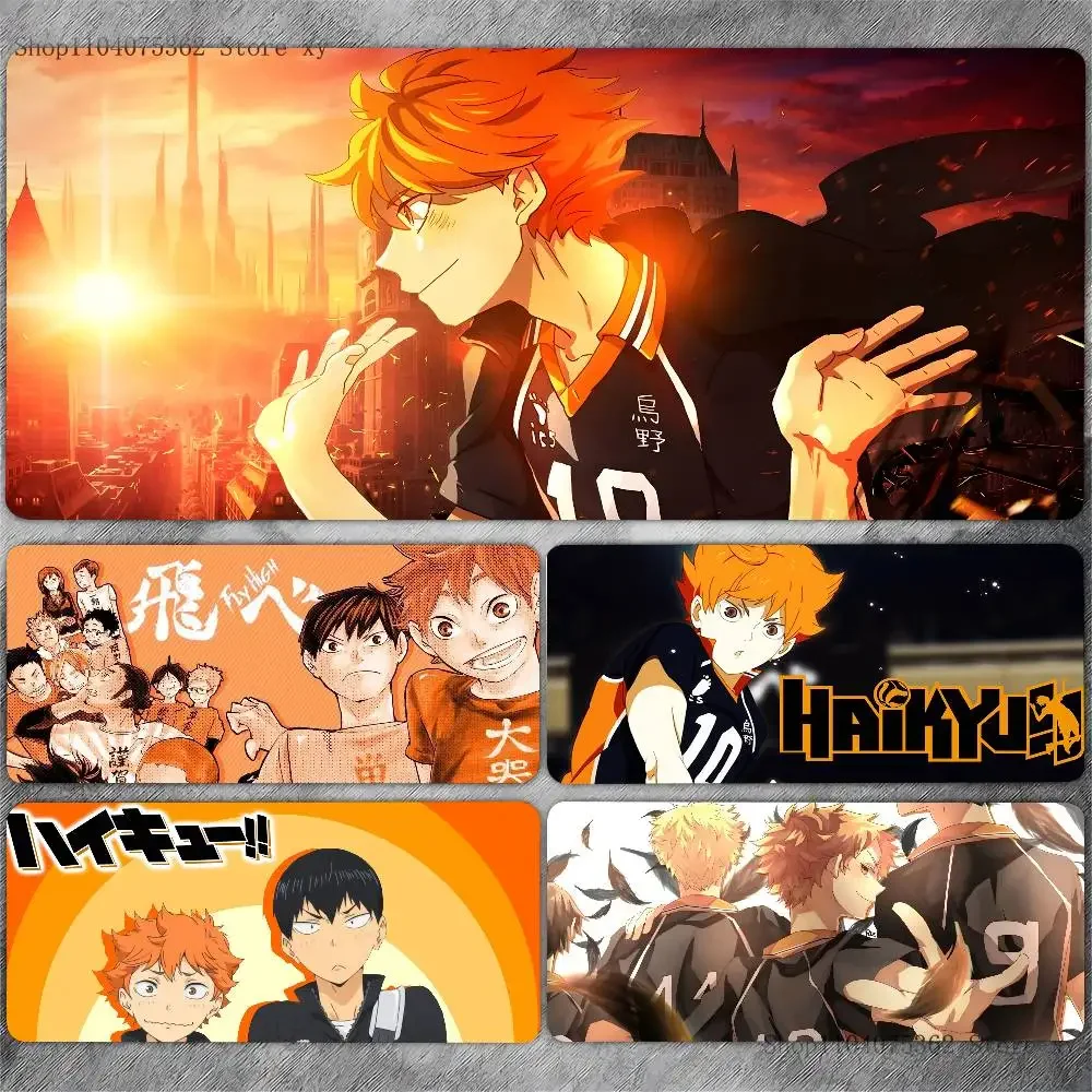 

1pc Cute Haikyuu Mousepad Non-slip Suitable For Office Computers Laptops E-sports Game Desk Mats XXL Keyboard