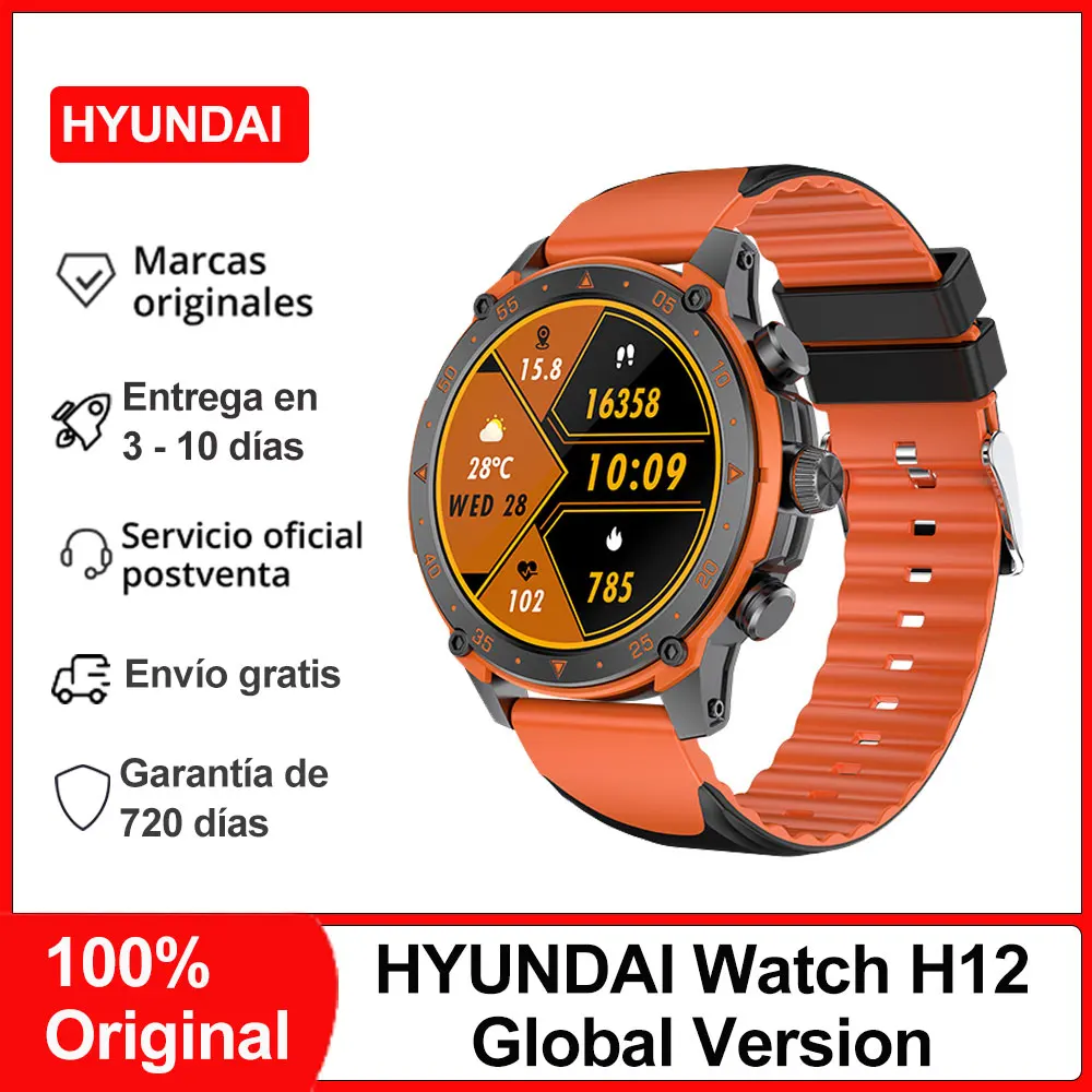 HYUNDAI H12 Watch Smart Watch, 1.43