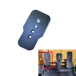 Carbon Fibre Pedal Plates Tuning Kit Modification Upgrade Replacement for Fanatec V3 Pedals Simracing Game Accessories