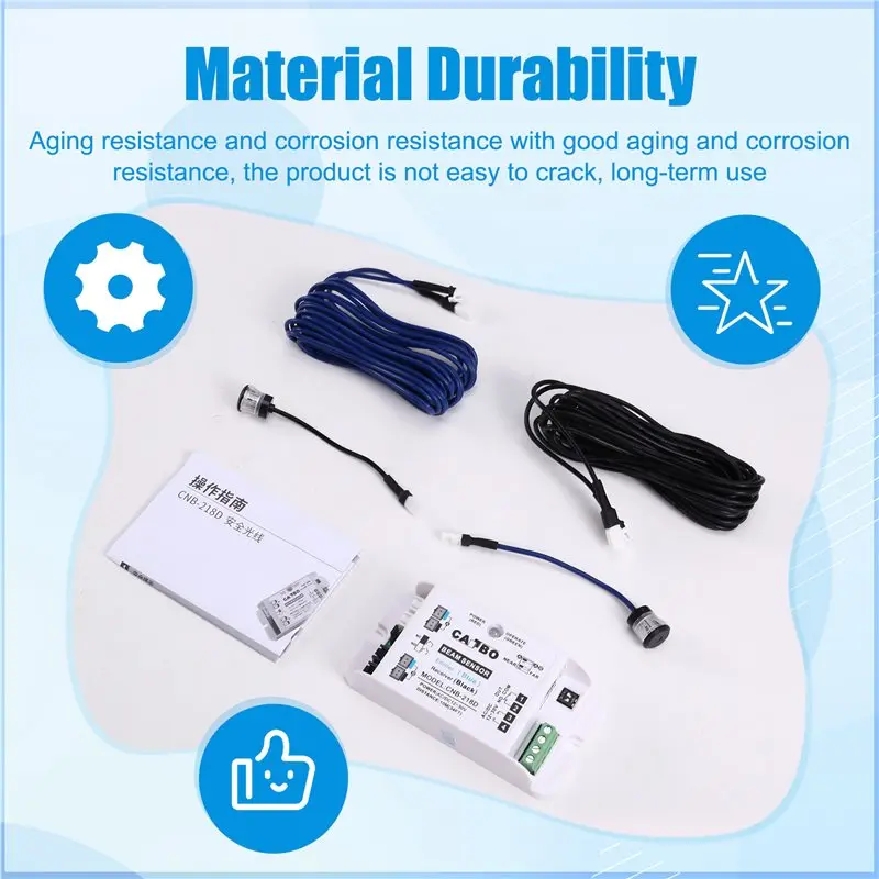 B30C- كاشف مستشعر كهروضوئي أبيض واحد مسافة 10 متر/30 قدم للباب التلقائي #2