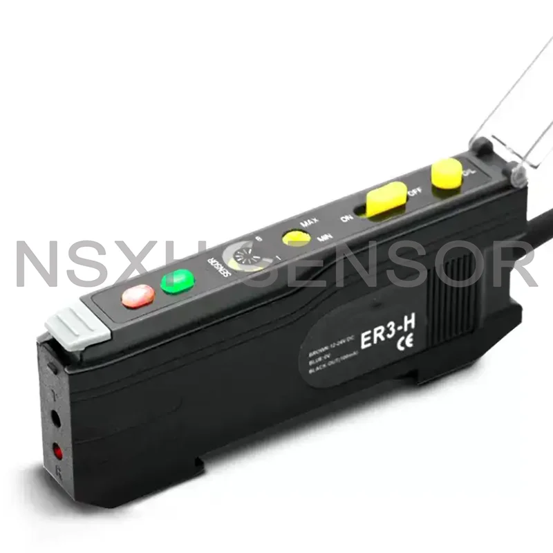 

New High Quality ER3-H ER3-HP High-Precision Knob Optical Fiber Amplifier Sensor E3X-NA11