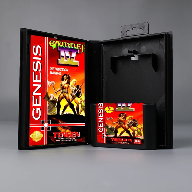 

General Chaos USA /EUR cover 16bit MD game card with box +manual for Sega Genesis Megadrive console