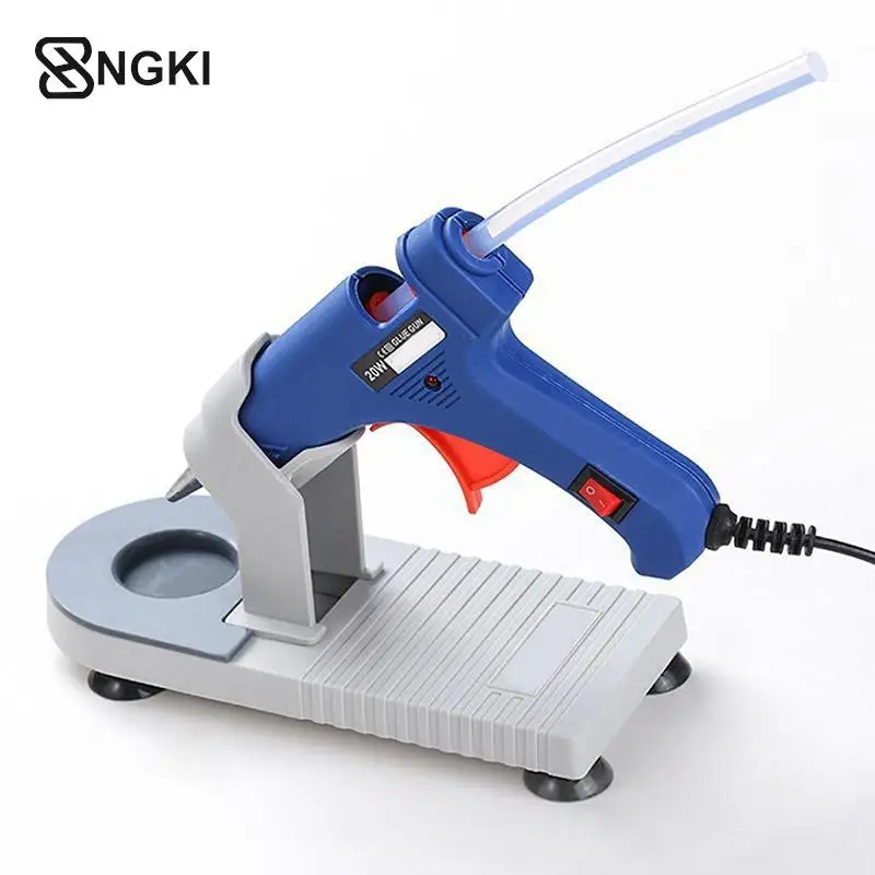 Glue Gun Base Hot Melt Glue Gun Bracket Glue Gun Home DIY Repair Tools Heating Hot Glue Machine Base Glue Gun Organizer