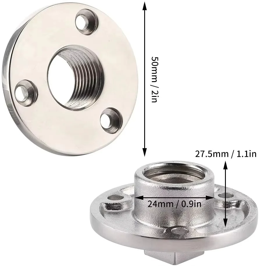 ISURE MARINE Stainless Steel Garboard Drain Plug For Boats 1 Inch Diameter Hole view 5