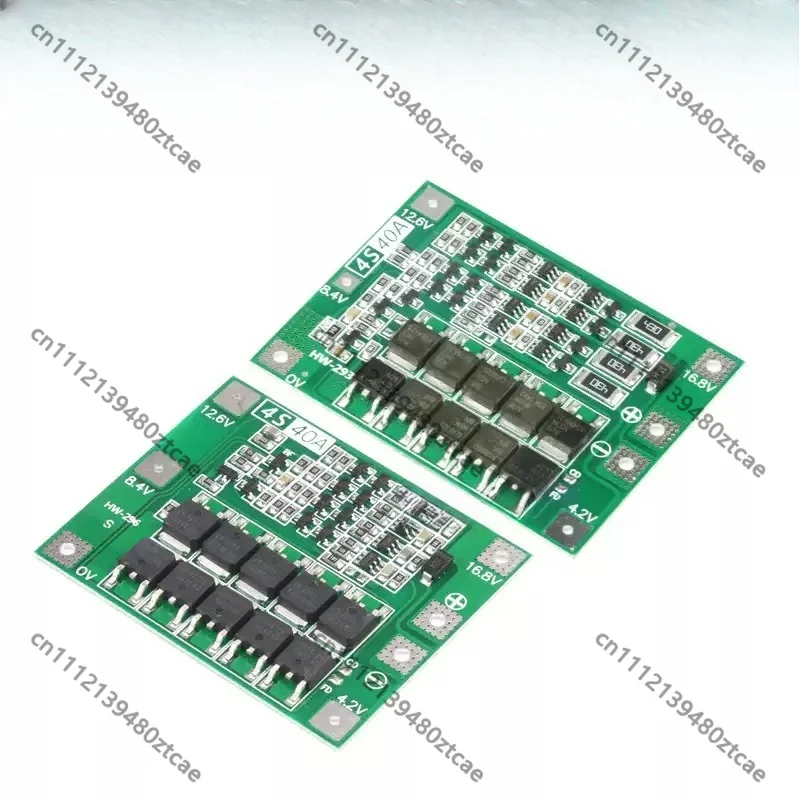 Charge & Discharge Protection Board with Balance Function, 40A Current Power Supply Module