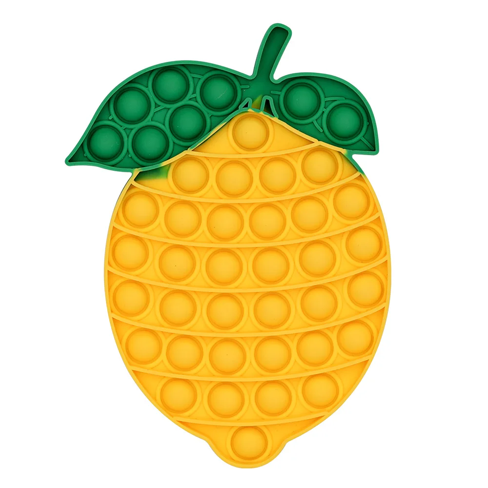 Neues Frucht-Pop-Bubble-Fidget-Spielzeug aus Silikon, sensorisches Quetschspielzeug, Stressabbau-Spielzeug, Anti-Angst-Schreibtischspielzeug, Fidget-Spielzeug, Squishy-Spielzeug – Detail 9