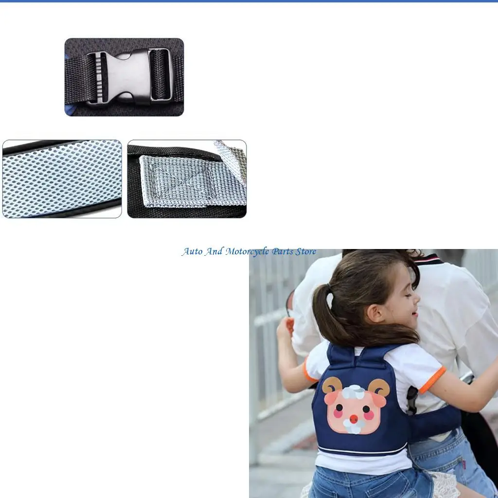 

P9FD Ремень безопасности для детского мотоцикла Регулируемый ремень безопасности Страховочная защита для спины