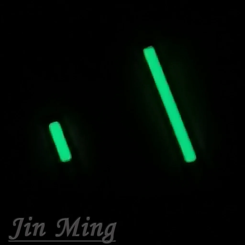 ساعة يد عالية الجودة 12.5*12*8 الأخضر مضيئة الفضة الذهب بندقية ل NH35 NH36A 7S26 7S36 4R35 4R3 حركة الساعات اكسسوارات