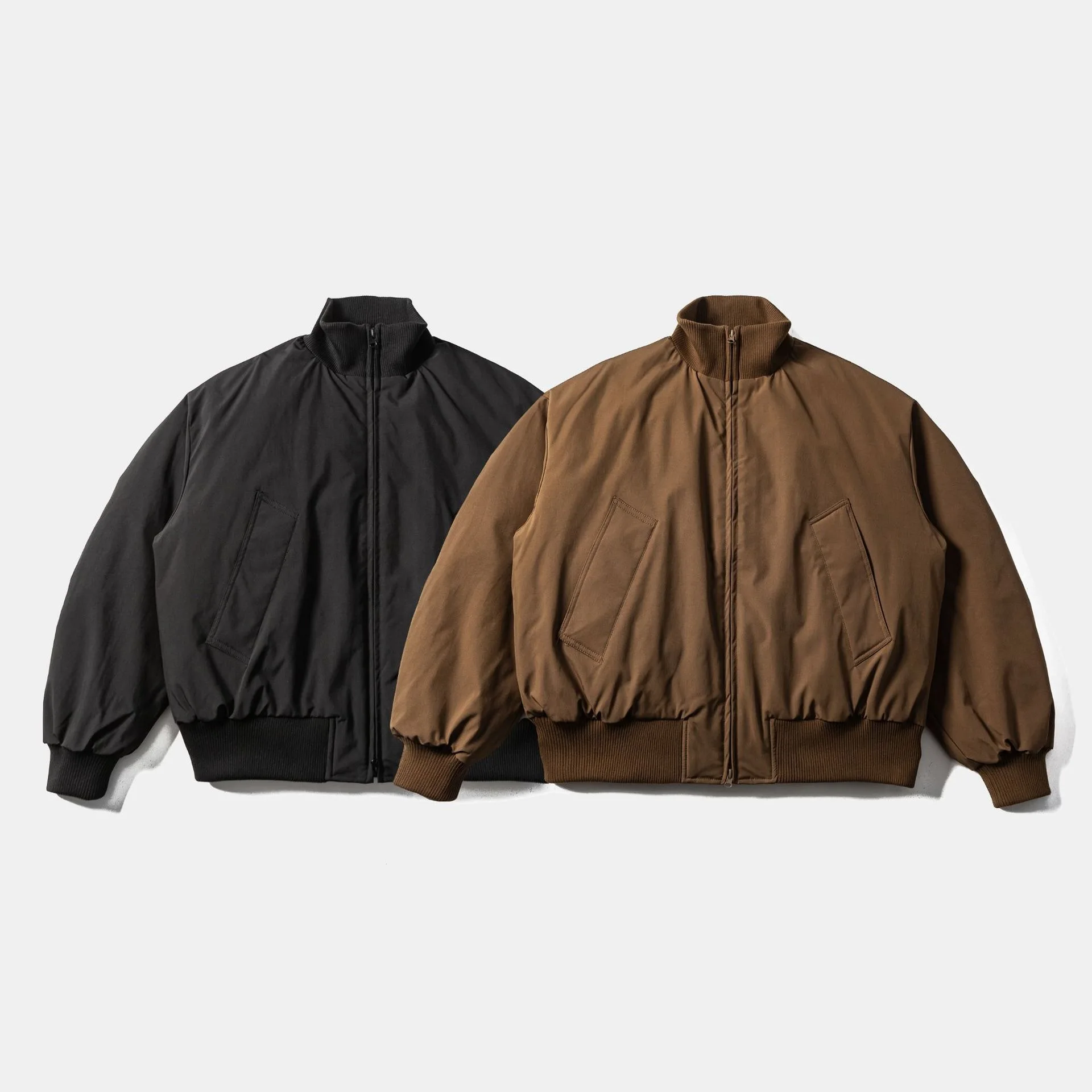 النمط الياباني الحد الأدنى الرجعية 90 بطة بيضاء أسفل سترة الرجال كلينفيت الراقية أسفل معطف سميك #1