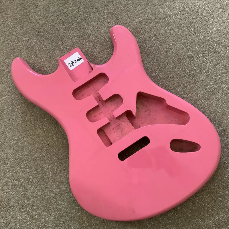 

EB204 ST Model Electric Guitar Body SSH Pickups Solid Wood Tremolo Style Parts Replace Accessories Pink Color