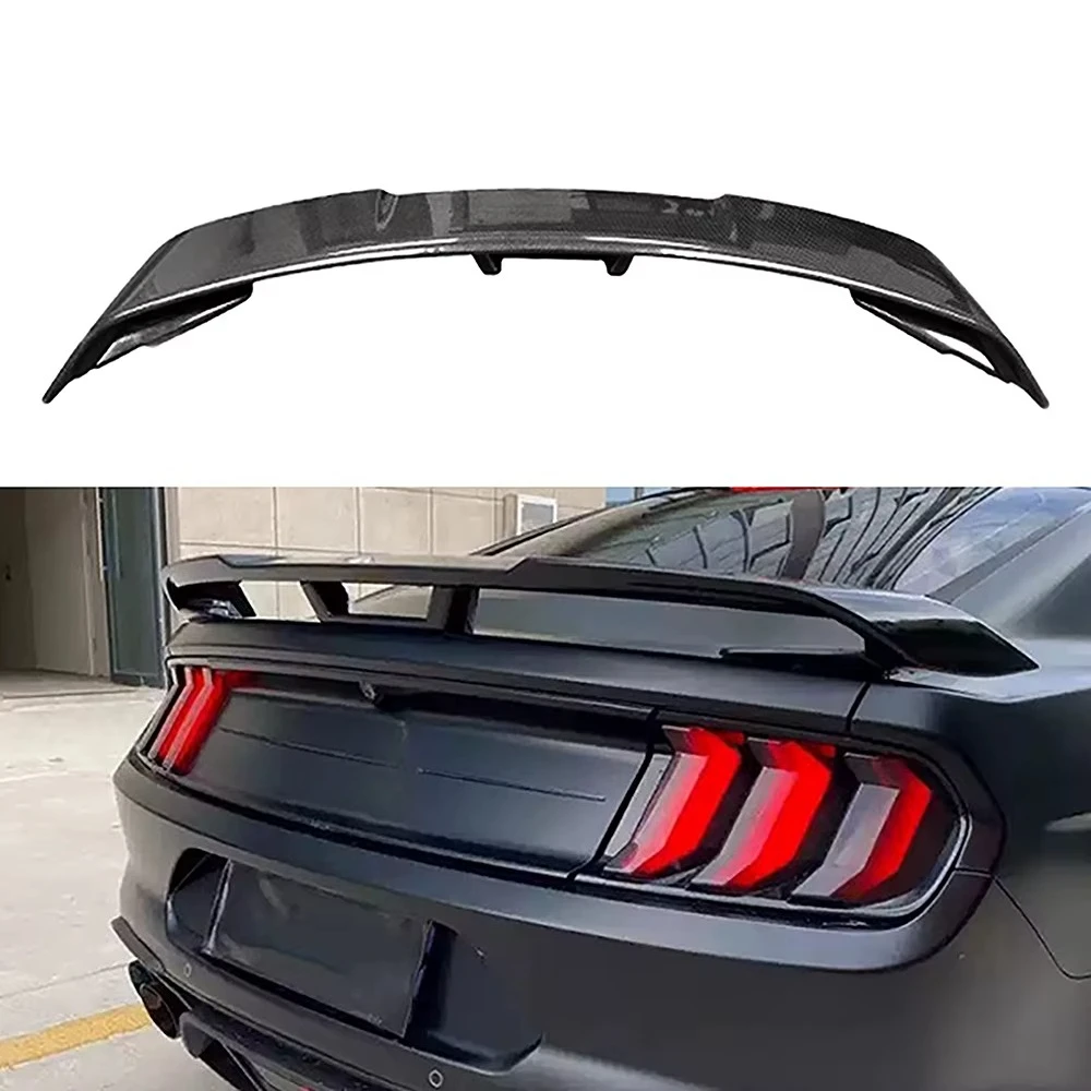 Carbon Fiber GT350 Style Trunk Spoiler Wing for Ford Mustang 2015+