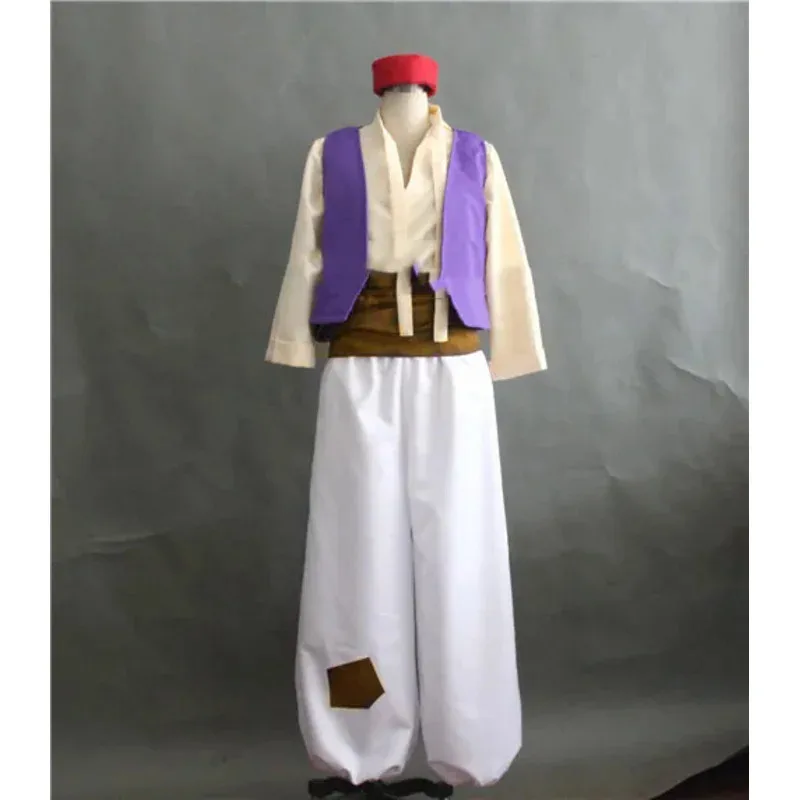 Anime Aladdin Halloween adulte hommes Cosplay Costume Prince pour Costumes ensemble complet Xs-3Xl NM26
