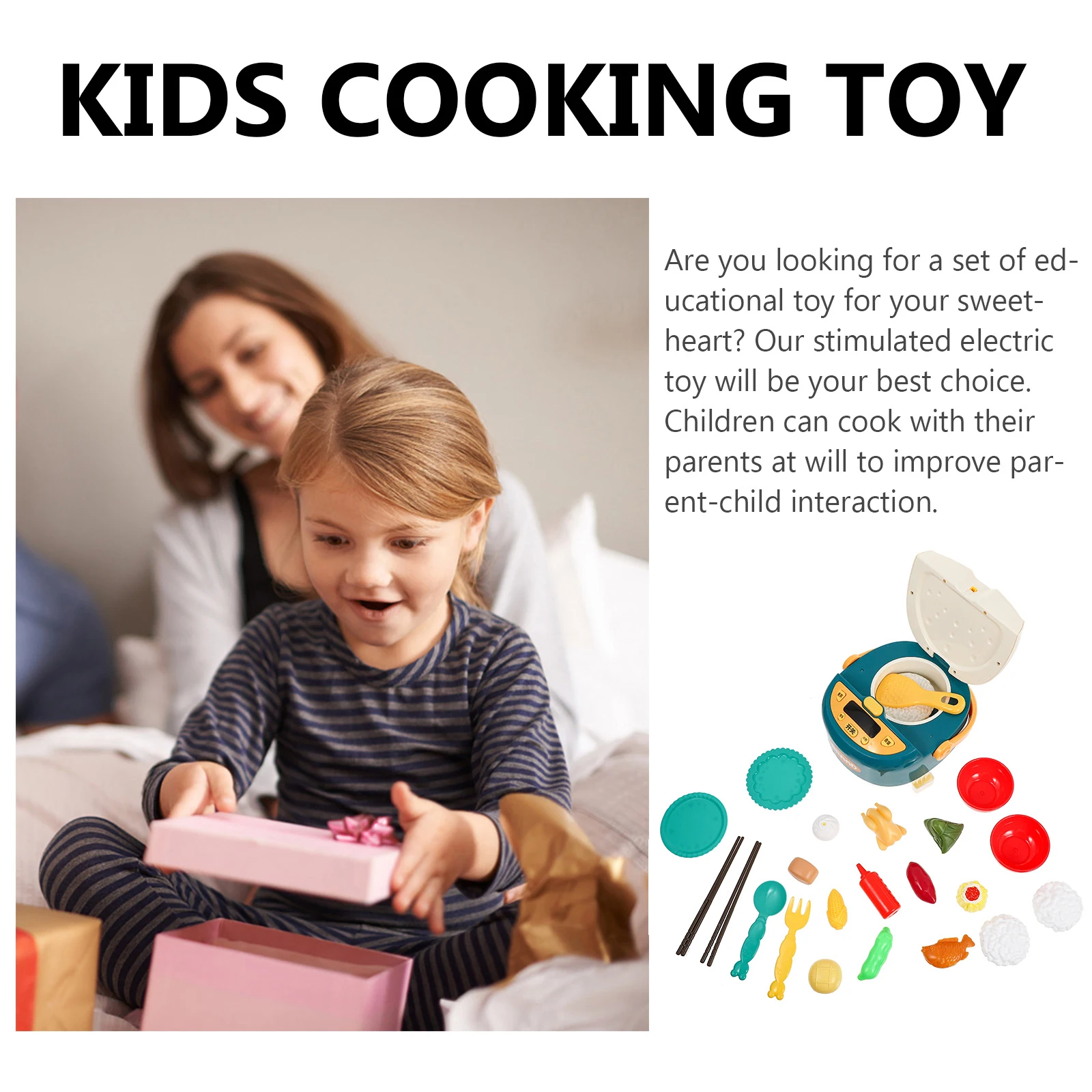 キッチン炊飯器セットおもちゃ子供のおもちゃシミュレーション電気ごっこおもちゃ調理教育女の子
