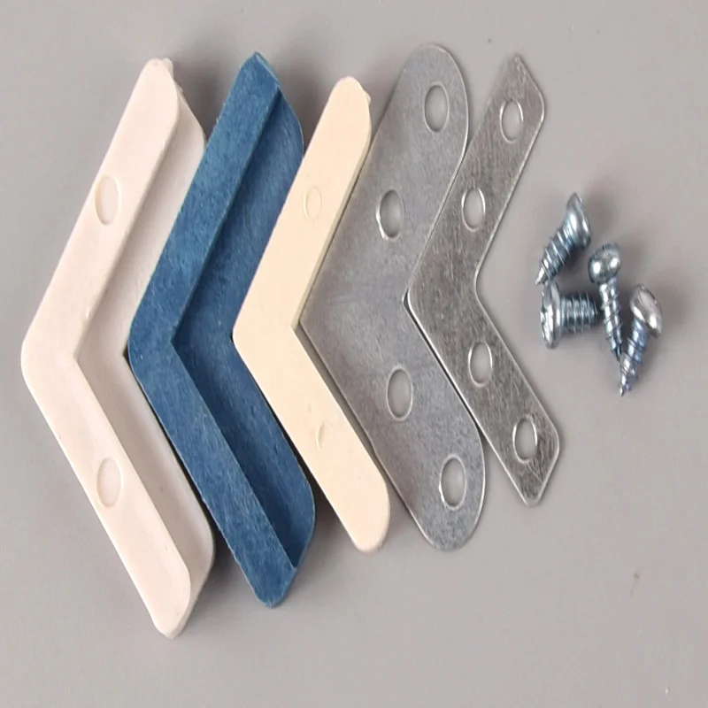 

Built In Aluminum Alloy Plastic Steel Right Angle Corner Connector Screen Window Fitting Stainless Steel Reinforcement Sheet