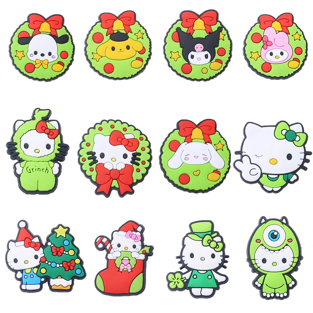 

1 шт., подвеска для обуви Sanrio, из ПВХ