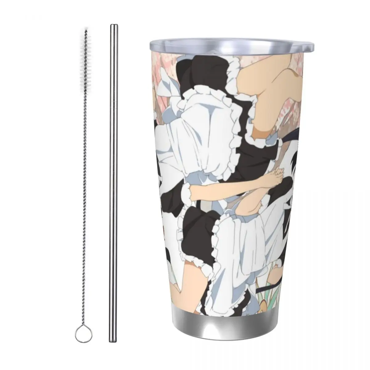 Japanese Anime K-On! 20oz Stainless Steel Insulated Thermal Coffee Car Cup Cold Hot Mugs Vacuum Flask