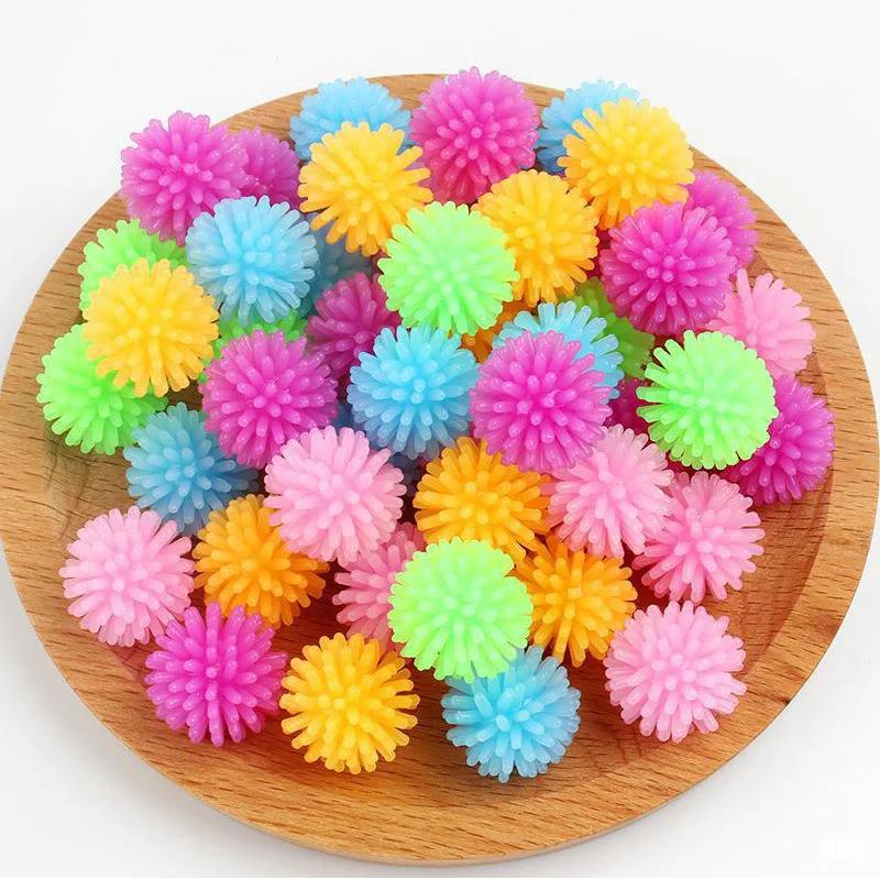 30PCS Multicolor MINI Spiky Hedge Balls Sensory Fidget ของเล่นสําหรับเด็กปาร์ตี้โปรดปรานจํานวนมาก Regalos Cumpleaños Para Invitados