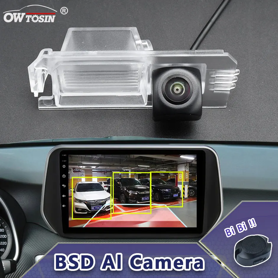 

ADAS AHD 1080P AI Car Vehicle View Camera For Hyundai Avante/Elantra CN7 2019 2020 2021 BSD Blind Spot Radar Alarm Monitor