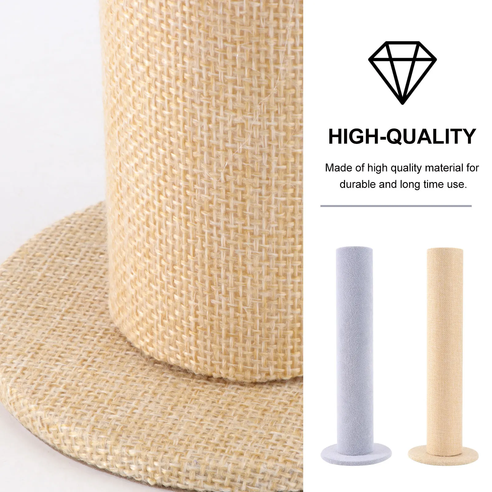 

2pcs Headwear Display Stand Vertical Jewelry Holder Bracelet Storage Rack Bangle Organizer Hair Band Stand For Women