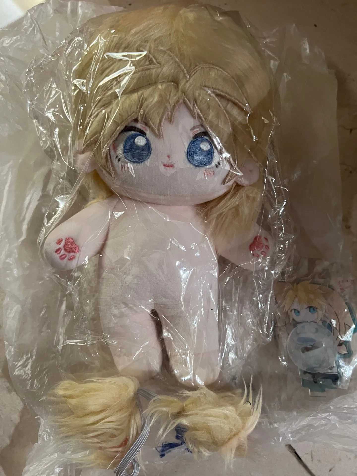 

Аниме-игра FF7 Cloud Strife, мягкая плюшевая кукла для косплея, набивка из хлопка, плюшевые игрушки, фигурки, подарок 20 см