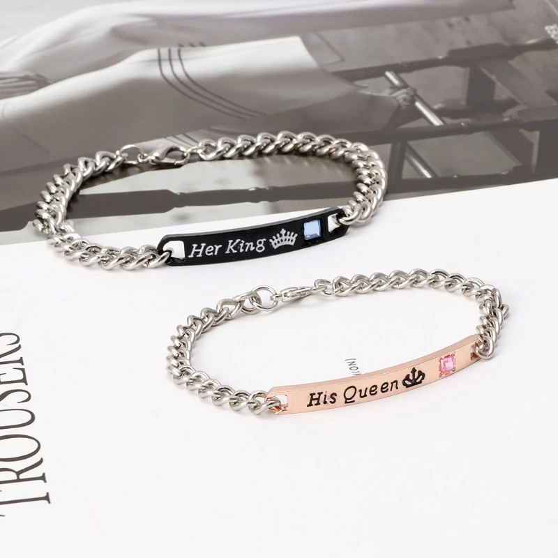 2pcs Fashion Couple Bracelets \