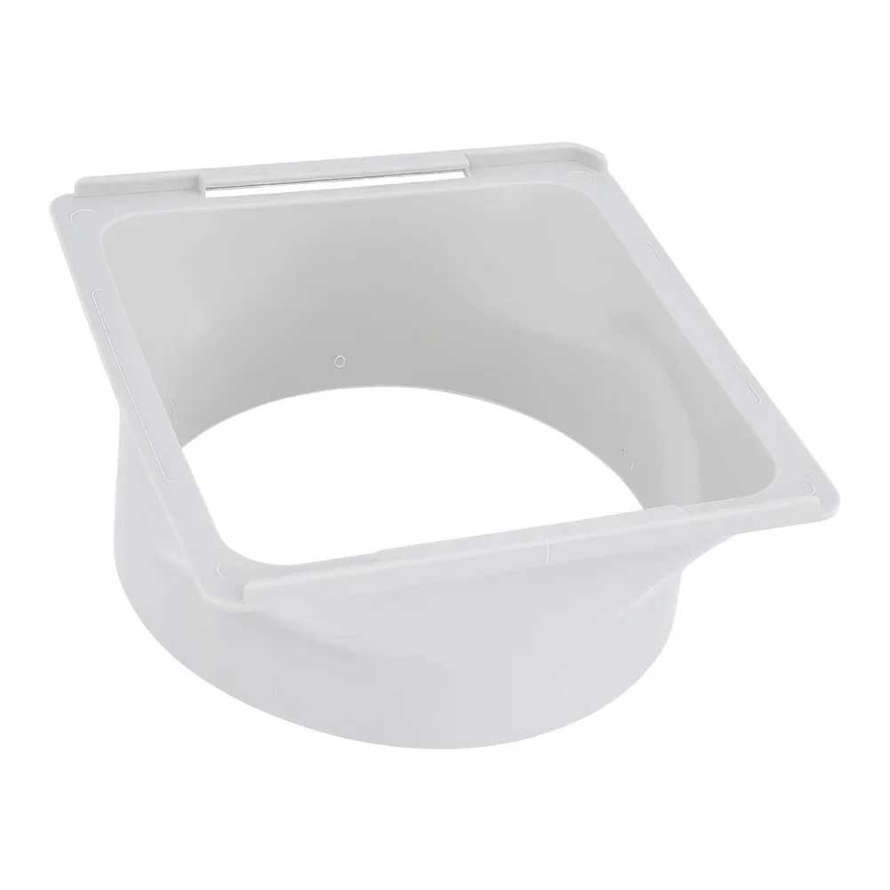 Exhaust Hose Connector for Portable Air Conditioners Featuring ABS Construction 180 x 150mm Square to Round Transition