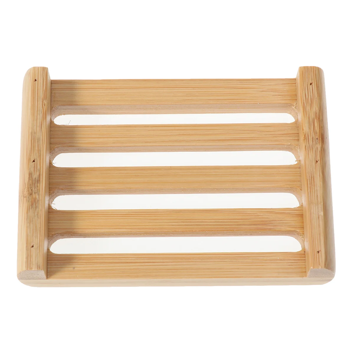 

2PCS Simple Waterproof Natural Wooden Soap Holder Practical Soap Container Soap Dish Supplies Soap Drying Tools