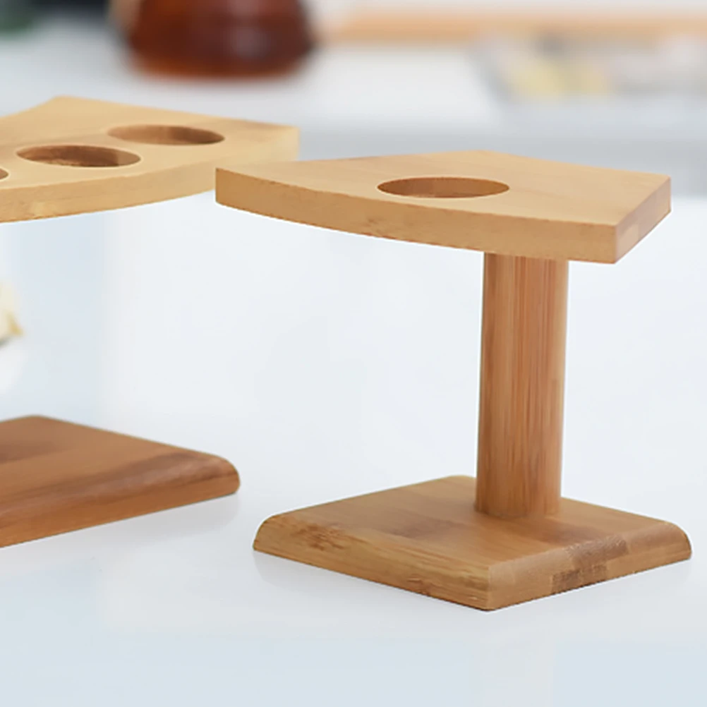 

Bamboo Hand Roll Storage Rack Ice Cream Cone Holder Stand Dispenser Sushi Roll Dish Home Restaurant Organizer Tool