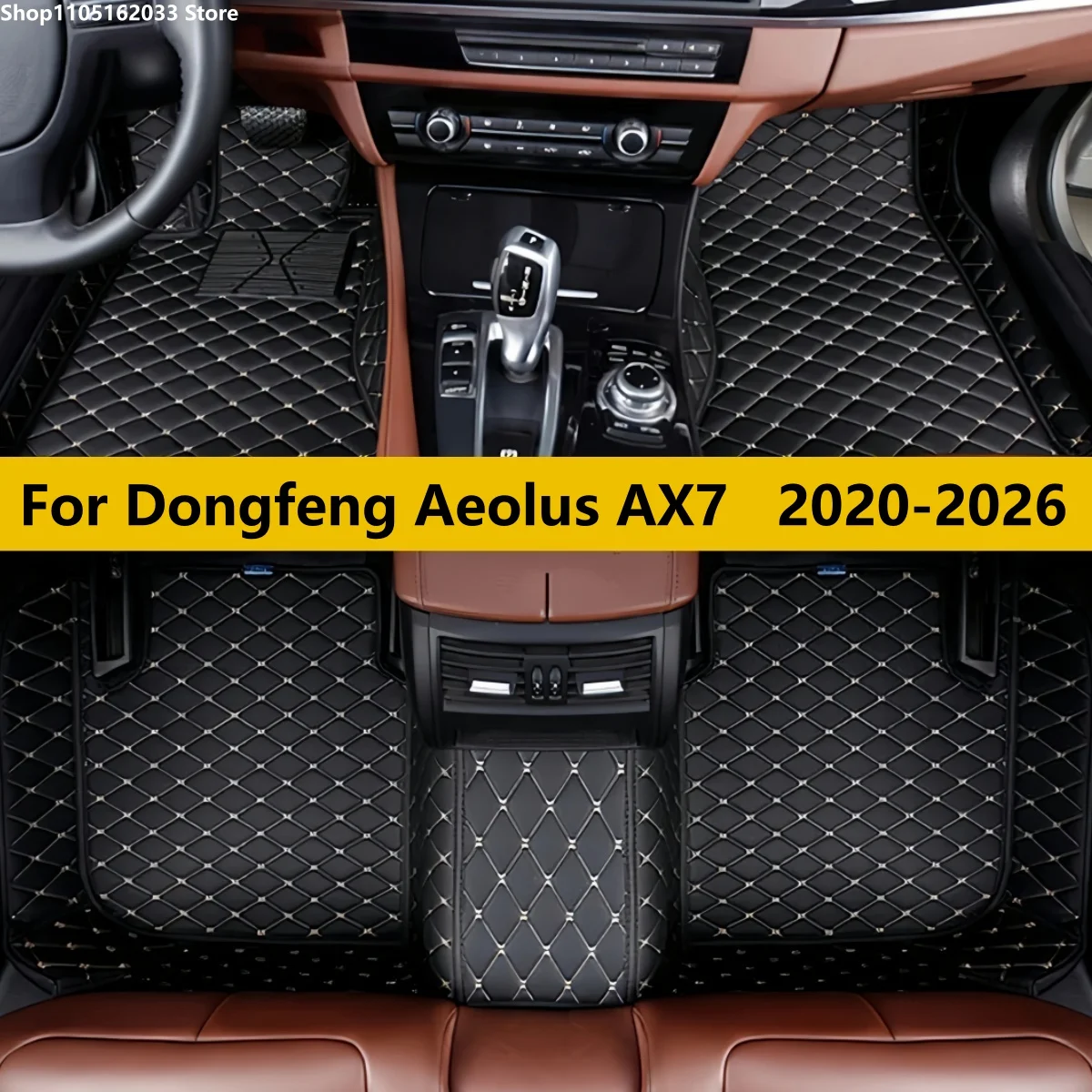 

Car Floor Mats Fit For Dongfeng Aeolus AX7 2020 2021 2022 2023 2024 2025 2026 Auto Foot Pads Carpet Leather Matts