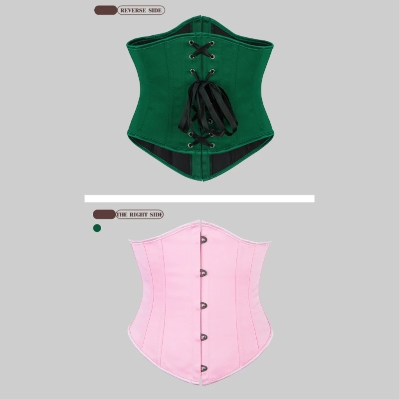 

X4YC Women Waist Cincher Breathable Adjustable Corset Belt for Formal and Casual Wear Victorian Waist Bustier Costume Props