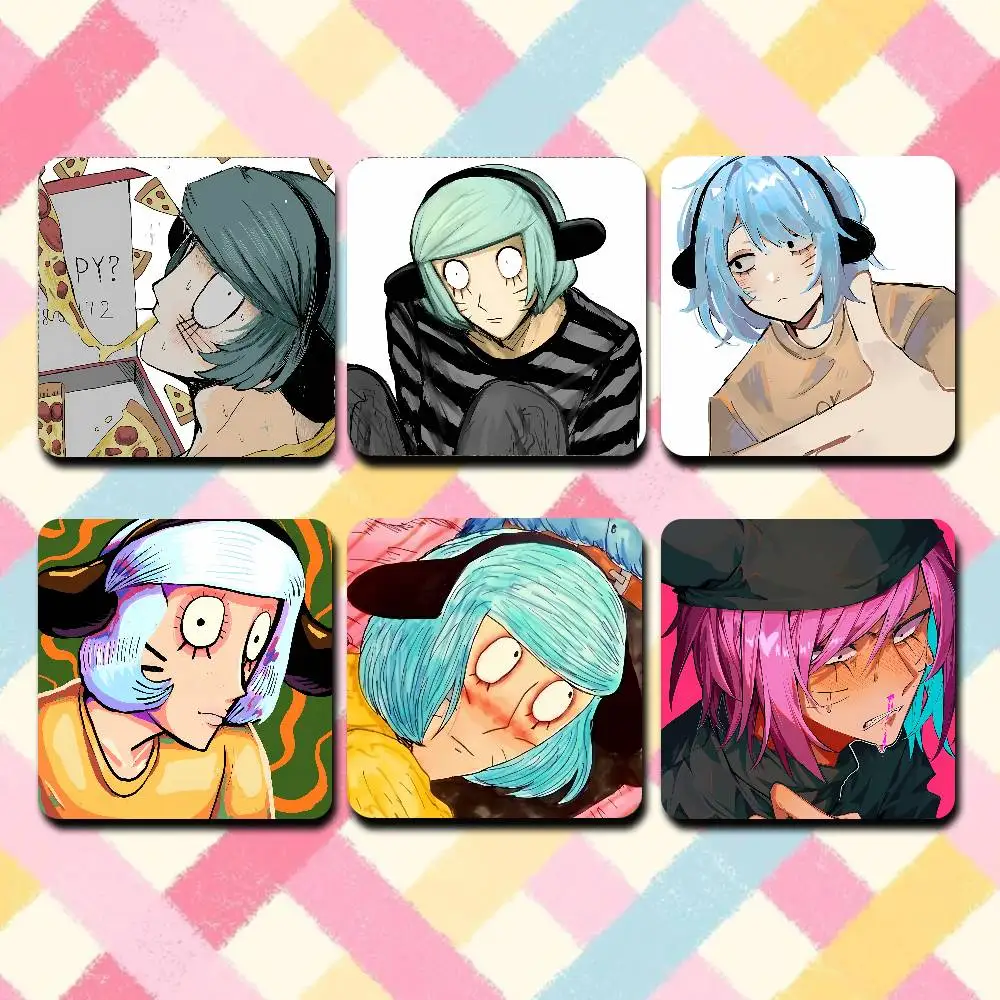 

N-Nyon RanfrenS Fanart Cute Cartoon Anime Refrigerator Magnets Soft Magnetic Heat Transfer Refrigerator Magnets Gift