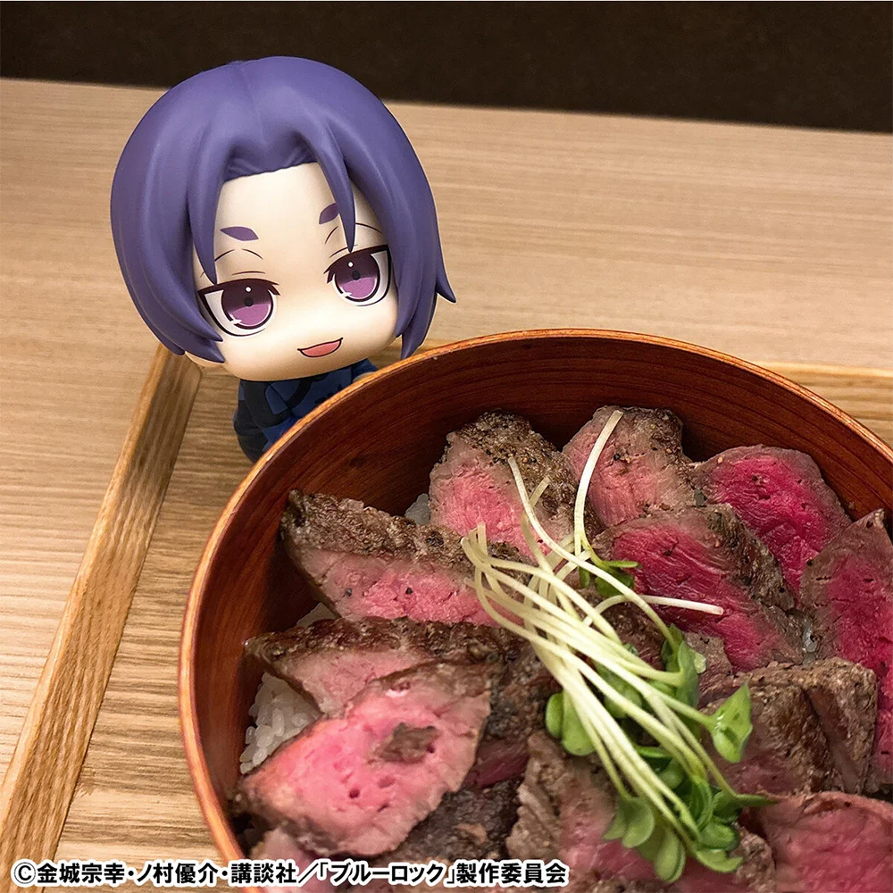 100% أصلي MegaHouse Look Up Blue Lock Mikage Reo Nihondaihyou-sen Ver. مجموعة أدوات المرآب من سلسلة ألعاب النموذج